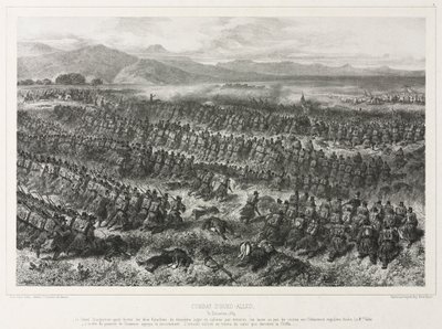 Gevecht van Oued-alleg, 31 december 1839, 1840 door Auguste Raffet