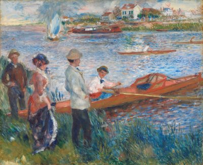 Roeiers bij Chatou door Auguste Renoir