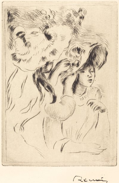 De Hoedenspeld (Le chapeau épinglé) door Auguste Renoir