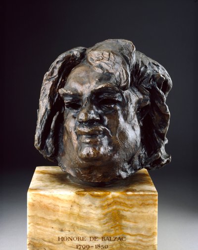 Balzac, Hoofd voor de Laatste Studie, c. 1890s door Auguste Rodin