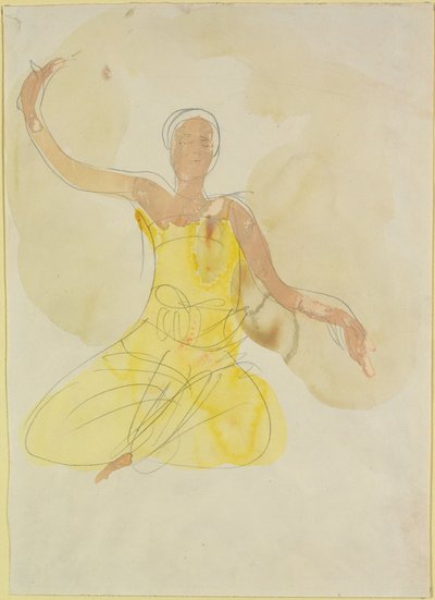 Tänzerin des Königlichen Kambodschanischen Balletts door Auguste Rodin