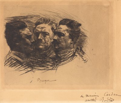 Henri Becque door Auguste Rodin