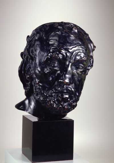 Man met een Gebroken Neus door Auguste Rodin
