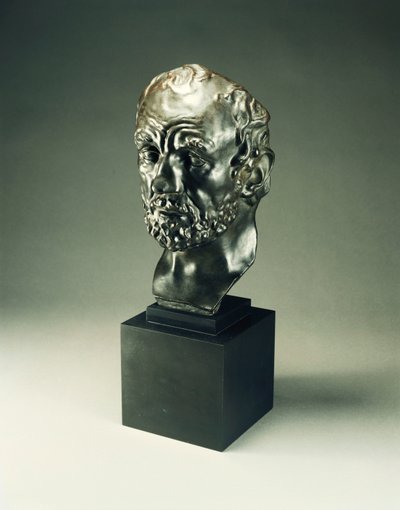 Man met de gebroken neus door Auguste Rodin