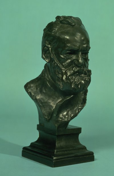 Portretkop van Victor Hugo (1802-85) door Auguste Rodin
