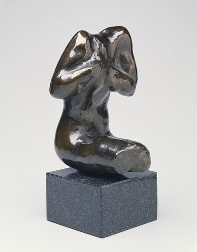 Klein Zittend Vrouwelijk Torso door Auguste Rodin