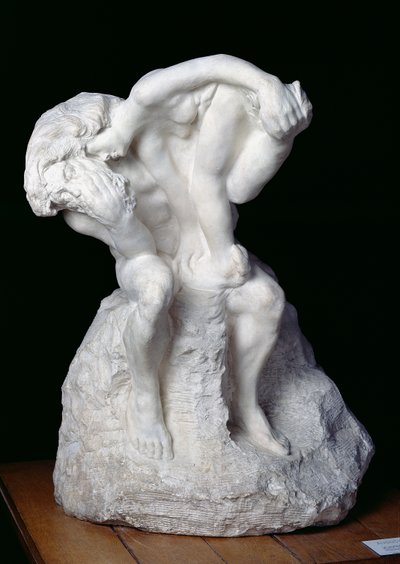 De beeldhouwer en zijn muze, 1895 door Auguste Rodin