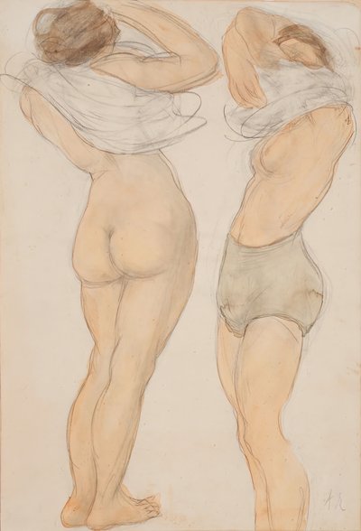 Twee Figuren door Auguste Rodin