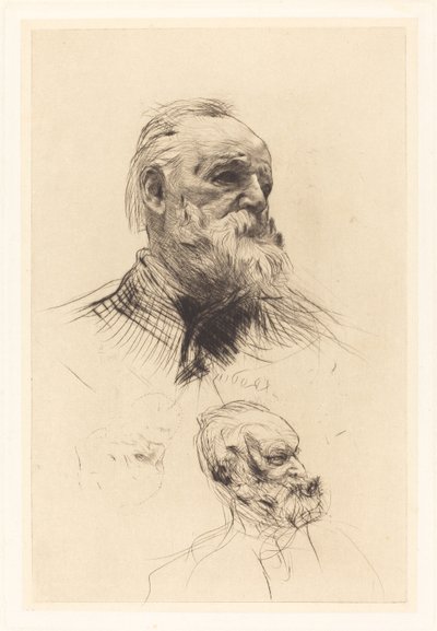 Victor Hugo, De Trois Quarts door Auguste Rodin