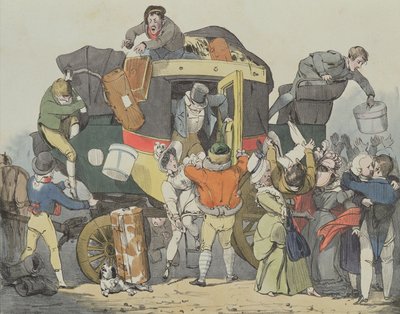 Het Ongemak, 1826 door Auguste Xavier Leprince