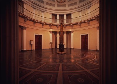 De Rotonde van het Winterpaleis, 1830s door Auguste de Montferrand