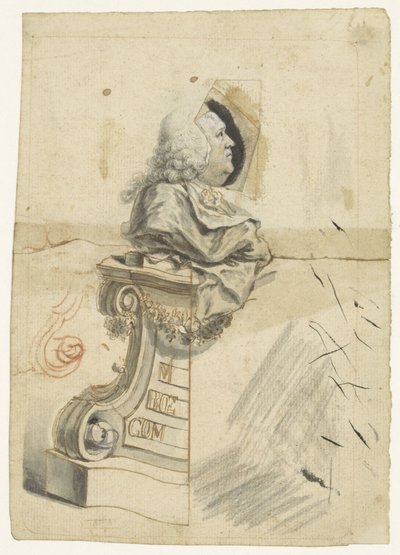 Portret van Gerard van Swieten door Augustin Cipps