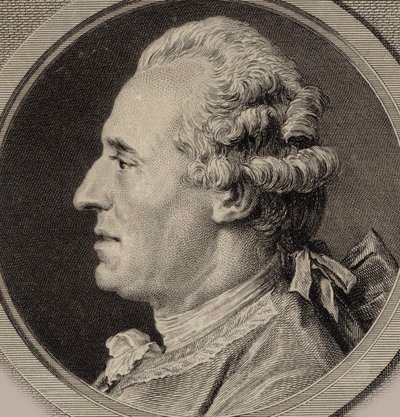 Portret van de violist en componist Jean Joseph Cassanéa de Mondonville 1711-1772, 1768 door Augustin Saint Aubin de
