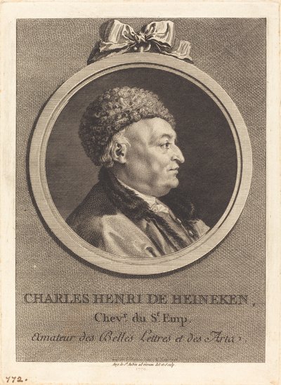 Charles Henri de Heineken door Augustin de Saint Aubin