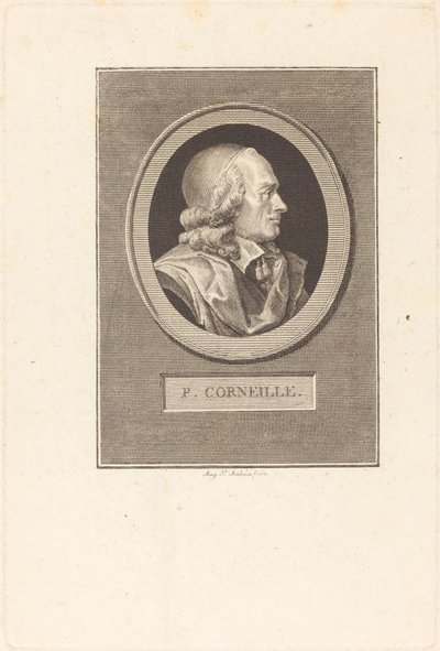 Pierre Corneille door Augustin de Saint Aubin