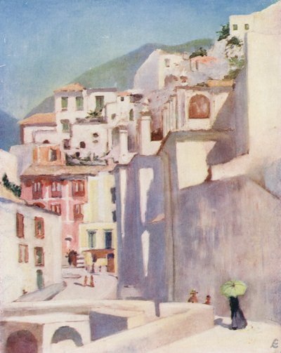 Amalfi in de zomer door Augustine Fitzgerald