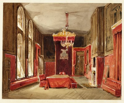Studie voor de salon, St. James, uit Microcosm of London door Augustus Charles Pugin
