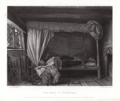 De Dood van Buckingham door Augustus Leopold Egg