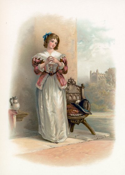 Anne Page uit de Vrolijke Vrouwtjes van Windsor door Augustus Wall Callcott