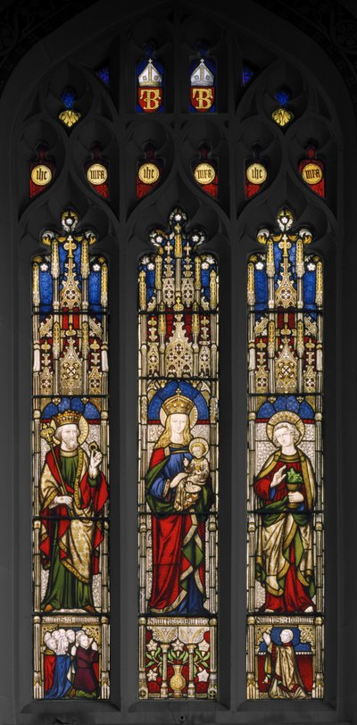 Edward de Belijder, Maagd & Kind, en St. Johannes de Evangelist door Augustus Welby Northmore Pugin