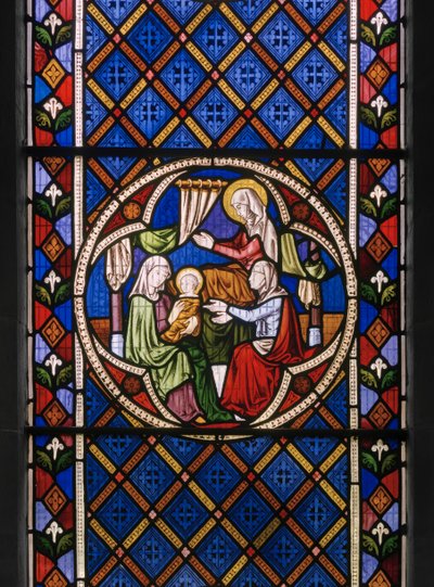 Het Leven van St. Anna (detail) door Augustus Welby Northmore Pugin