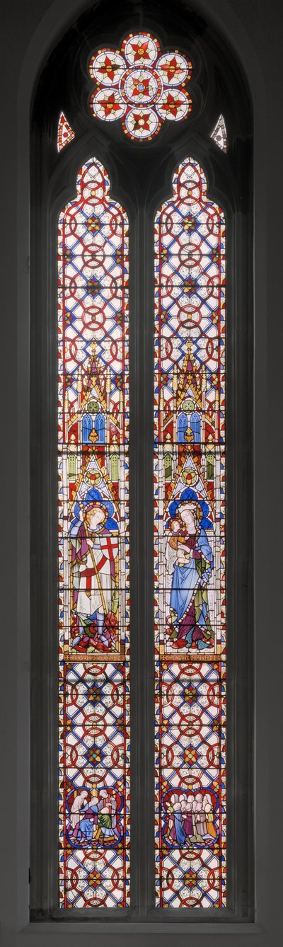 St. Joris, Maagd en Kind door Augustus Welby Northmore Pugin