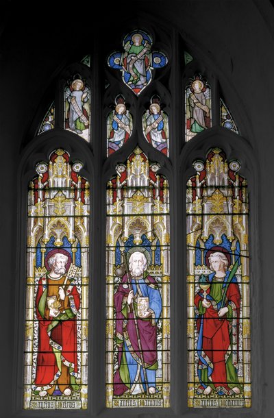 St. Petrus, St. Jacobus de Meerdere en St. Johannes de Evangelist door Augustus Welby Northmore Pugin