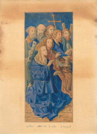 Raam westkant, zuidbeuk, Sint Vincent door Augustus Welby Northmore Pugin