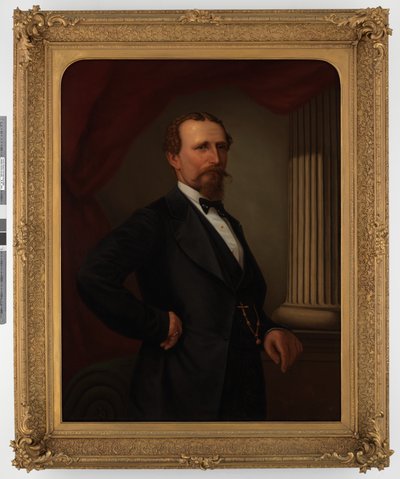 Portret van Bernhard Otto Holtermann door Australian School