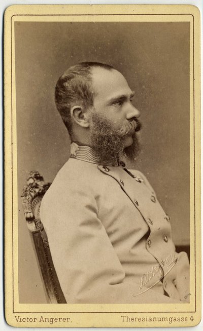 Portret van Keizer Frans Jozef van Oostenrijk (1830-1916) en Koning van Hongarije (1867-1916), uit het huis Habsburg-Lotharingen. Foto van de Victor Angerer werkplaats in Wenen. door Austrian Photographer