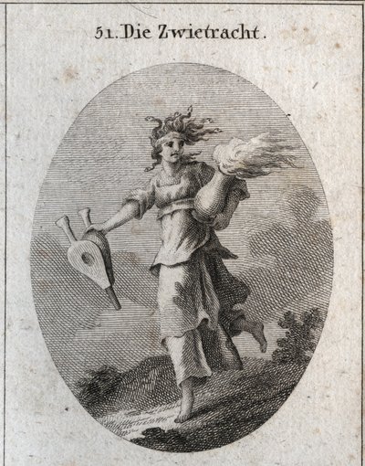 Allegorie van onenigheid door Austrian School