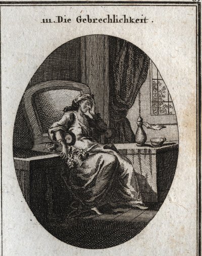 Allegorie van zwakte door Austrian School