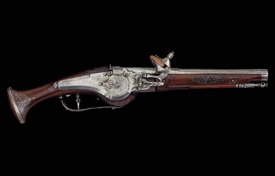Carinthische (Ferlach) pistool met radslotmechanisme, ca. 1650 door Austrian School