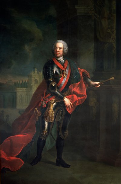 Graaf Leopold Joseph von Daun (1705-66), veldmaarschalk en Oostenrijks opperbevelhebber tijdens de Zevenjarige Oorlog, die Frederik de Grote verslaat bij het beleg van Kolin door Austrian School