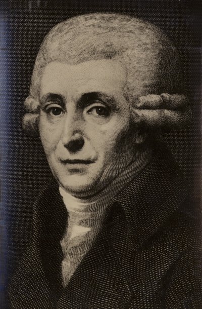 Portret van Joseph Haydn door Austrian School