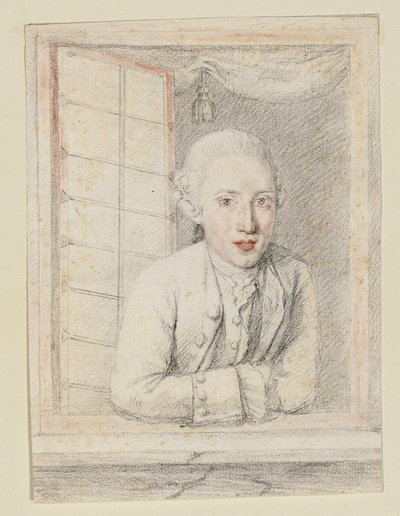 Portret van Prins Albert Casimir August von Sachsen-Teschen, oprichter van de Albertina door Austrian School
