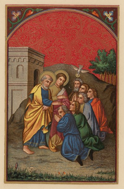 Sint-Petrus en Johannes in Samaria door Austrian School