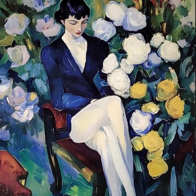 Elegante Vrouwentuin door Avanesova Elena