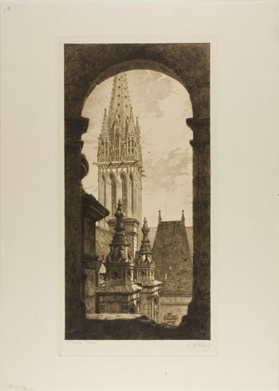 St. Pierre, Caen door Axel Herman Haig