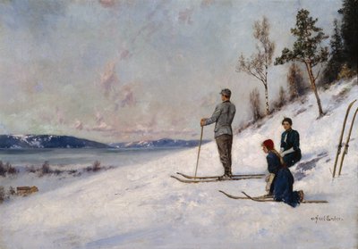 Skiër door Axel Hjalmar Ender