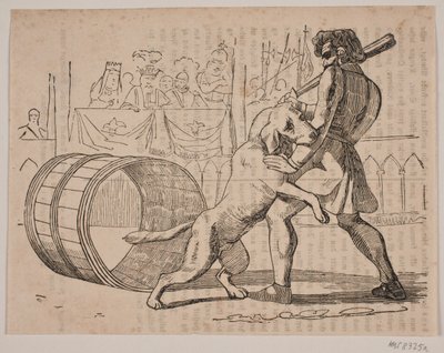 Macaires strijd met de hond door Axel Theodor Kittendorff