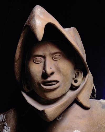 Adelaarskrijger uit het Huis van de Adelaars, gedateerd rond 1469 (terracotta) door Aztec