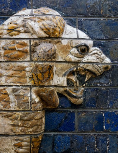 Leeuwenkop (detail) door Babylonian