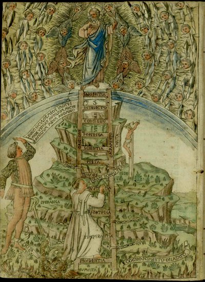 Baldini, Baccio - Ladder der Deugd 1477 door Baccio Baldini