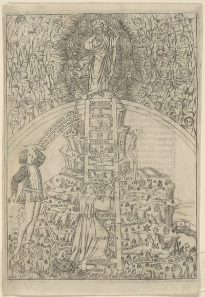 De Heilige Berg, folio 3 uit De Heilige Berg (Monte Sancto di Dio) door Baccio Baldini