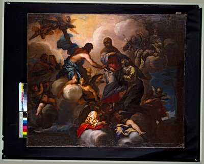 Mystieke Huwelijk van Sint-Catharina van Siena door Baldassare Franceschini