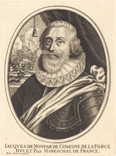 Jacques de la Force door Balthasar Moncornet