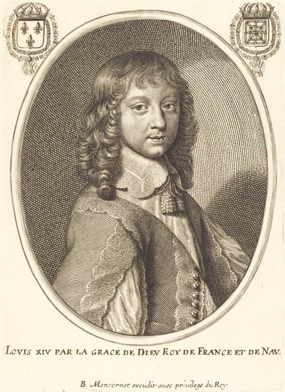 Lodewijk XIV door Balthasar Moncornet