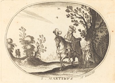 Sint Martinus en de Bedelaar door Balthasar Moncornet