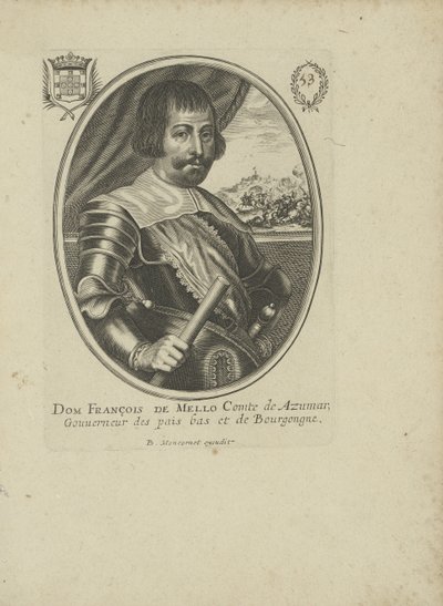 Francisco Manuel de Mello 1608-1666, ca. 1640-1650 door Balthazar Moncornet